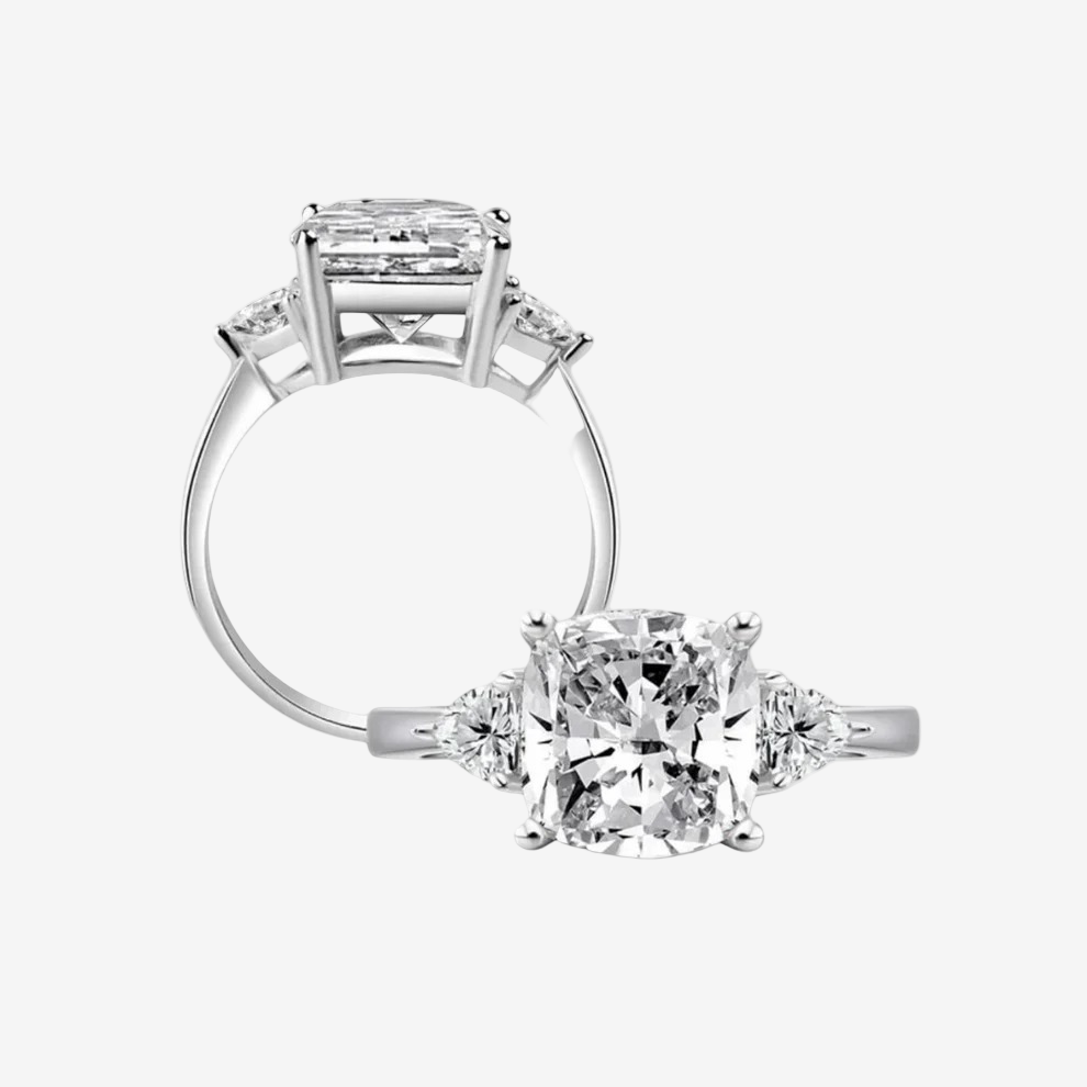 Cushion Cut Engagement Ring, 5 Carats