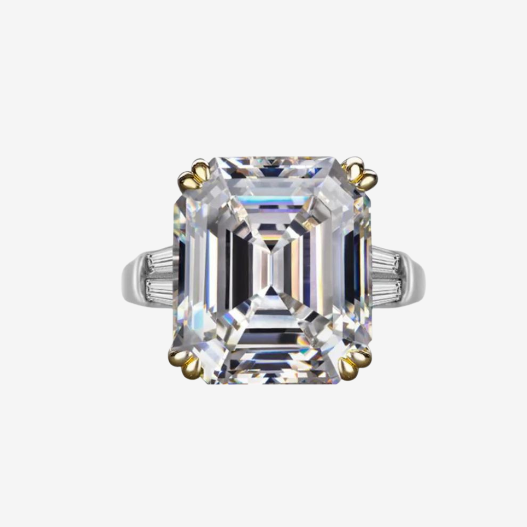 Elizabeth taylor asscher cut diamond ring discount