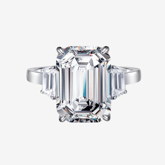 Kim Kardashian, Emerald Cut Engagement Ring, 10 Carats - MargalitRings