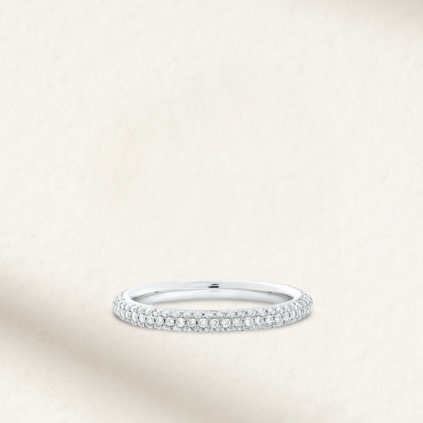 Frida Aasen, 3 Row Micro Pave Eternity Band