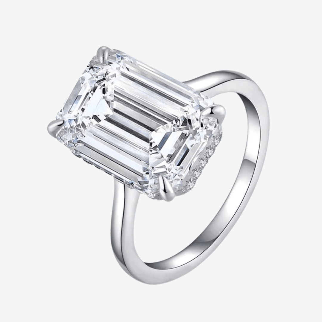 Sofia Richie Engagement Ring, Emerald Cut, 6 Carats - MargalitRings