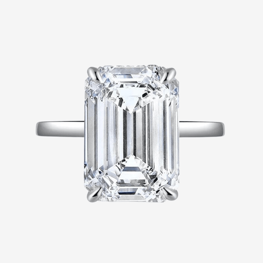 Sofia Richie Engagement Ring, Emerald Cut, 6 Carats - MargalitRings