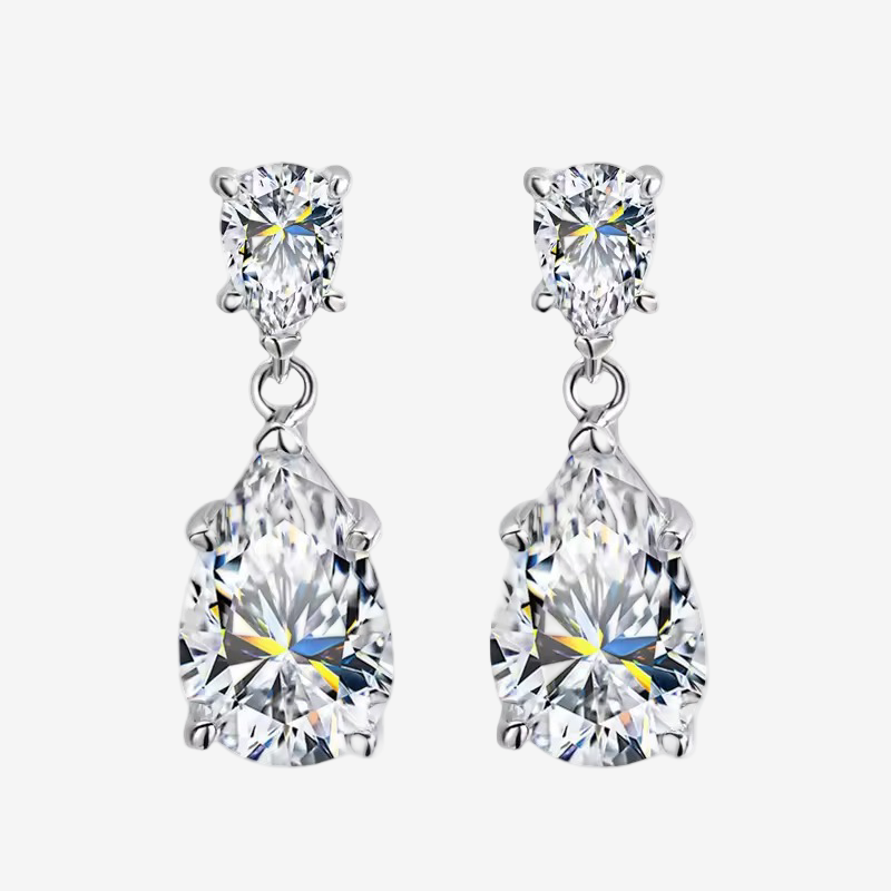 Sofia Richie Waterdrop Pear Dangle Drop, Wedding Earrings