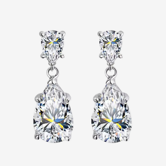 Sofia Richie Waterdrop Pear Dangle Drop, Wedding Earrings