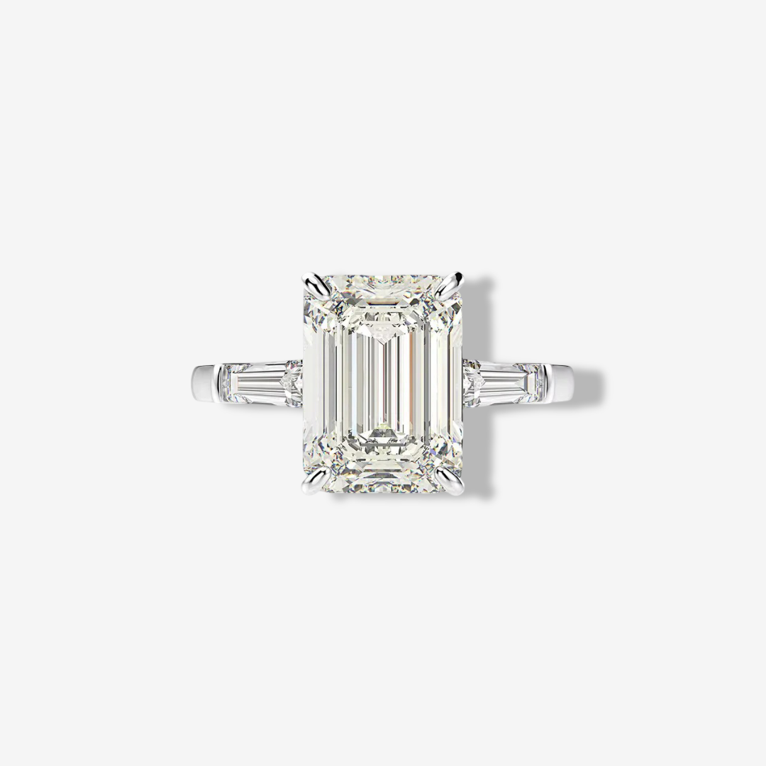 Emerald Cut, Engagement Ring, 5 Carats