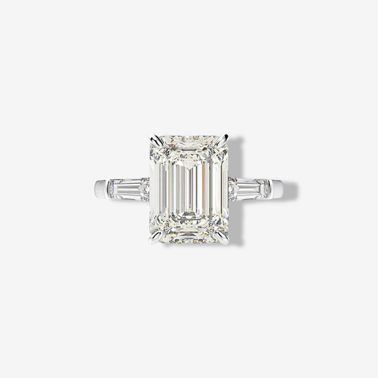 Emerald Cut, Engagement Ring, 5 Carats