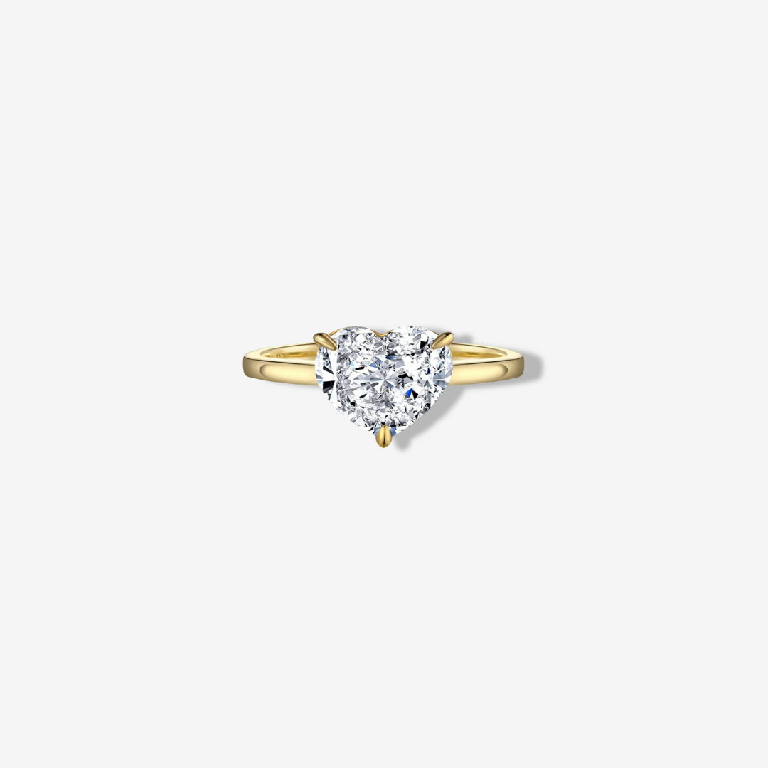 2.5 Carat, Heart Shape, Promise Ring
