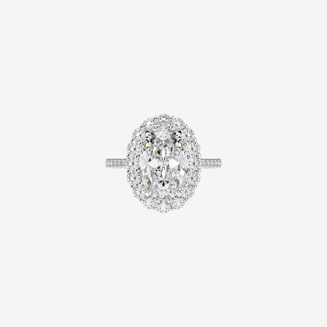 Oval Cut, 5 Carat, Pink Oval, Fancy Pink, Cocktail Ring