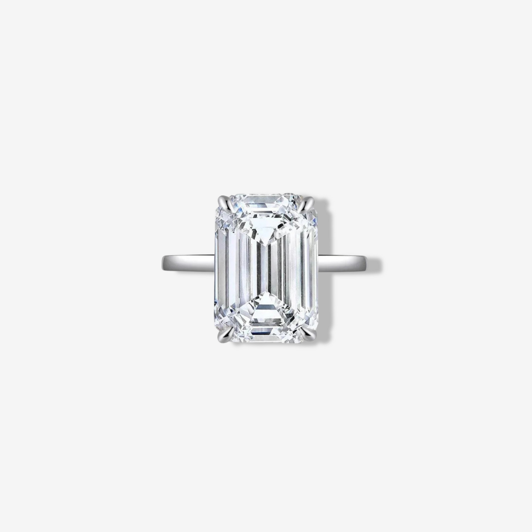 Sofia Richie Engagement Ring, Emerald Cut, 6 Carats