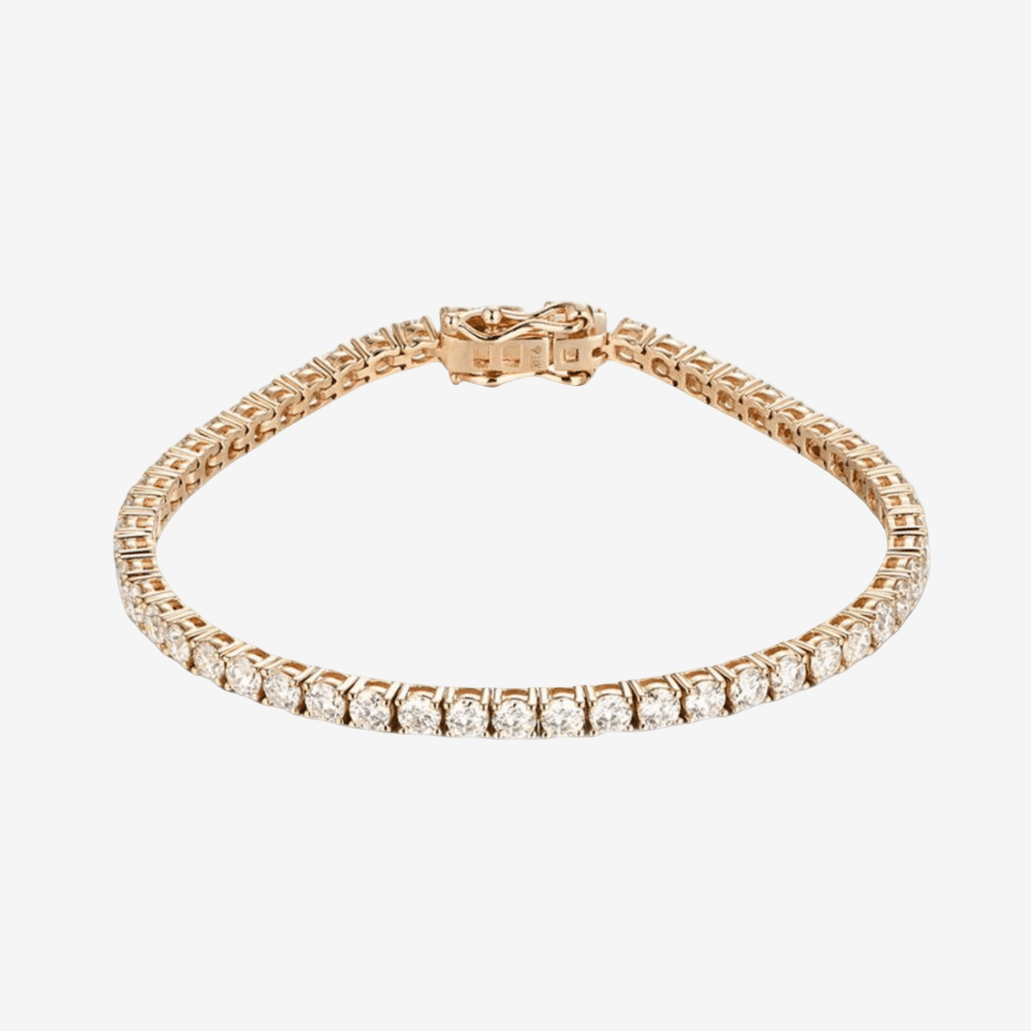 Yellow Gold Diamond Tennis Bracelet - MargalitRings