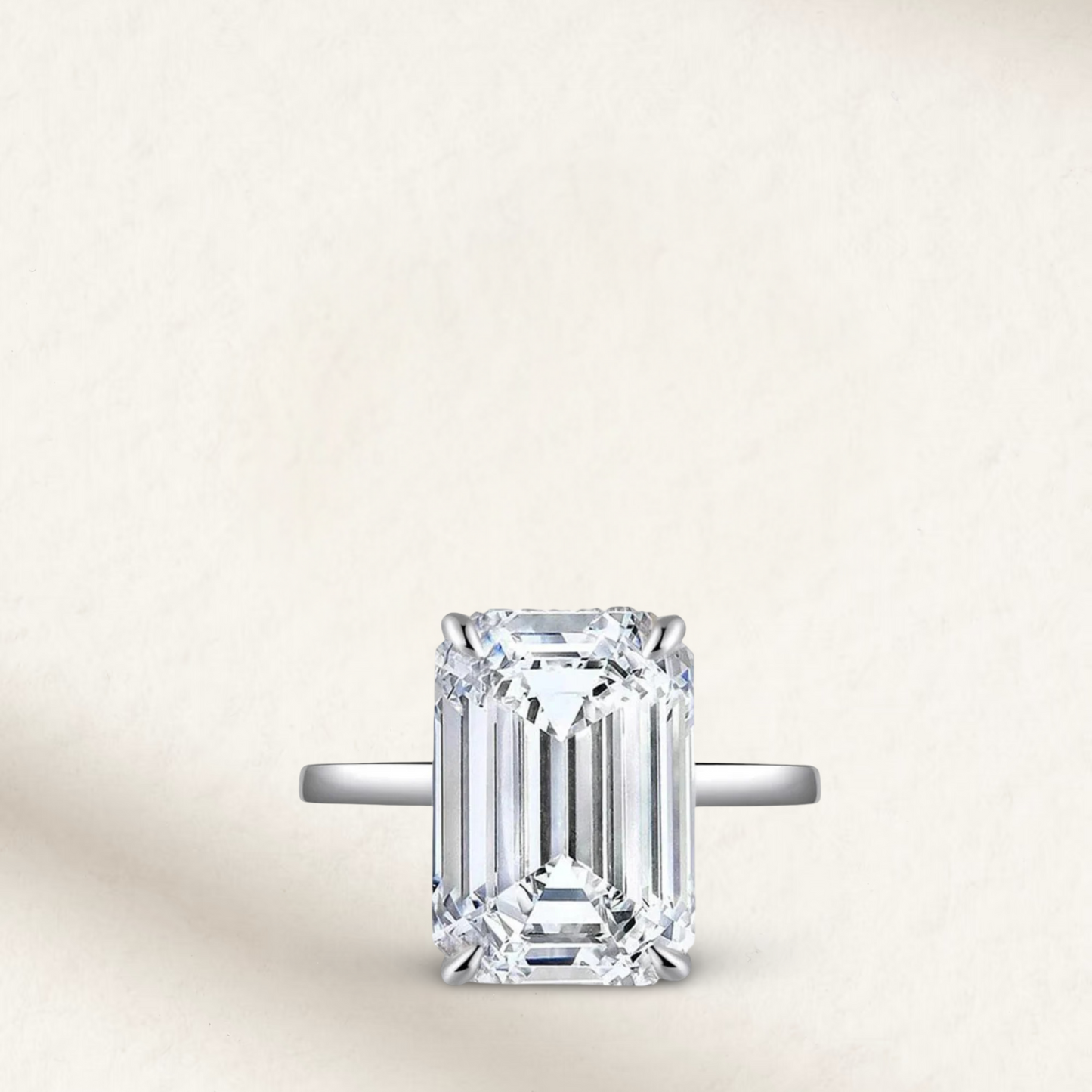 Sofia Richie Engagement Ring, Emerald Cut, 6 Carats