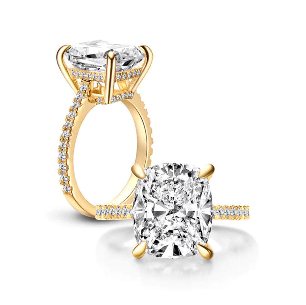 fake engagement rings for women online by margalit rings