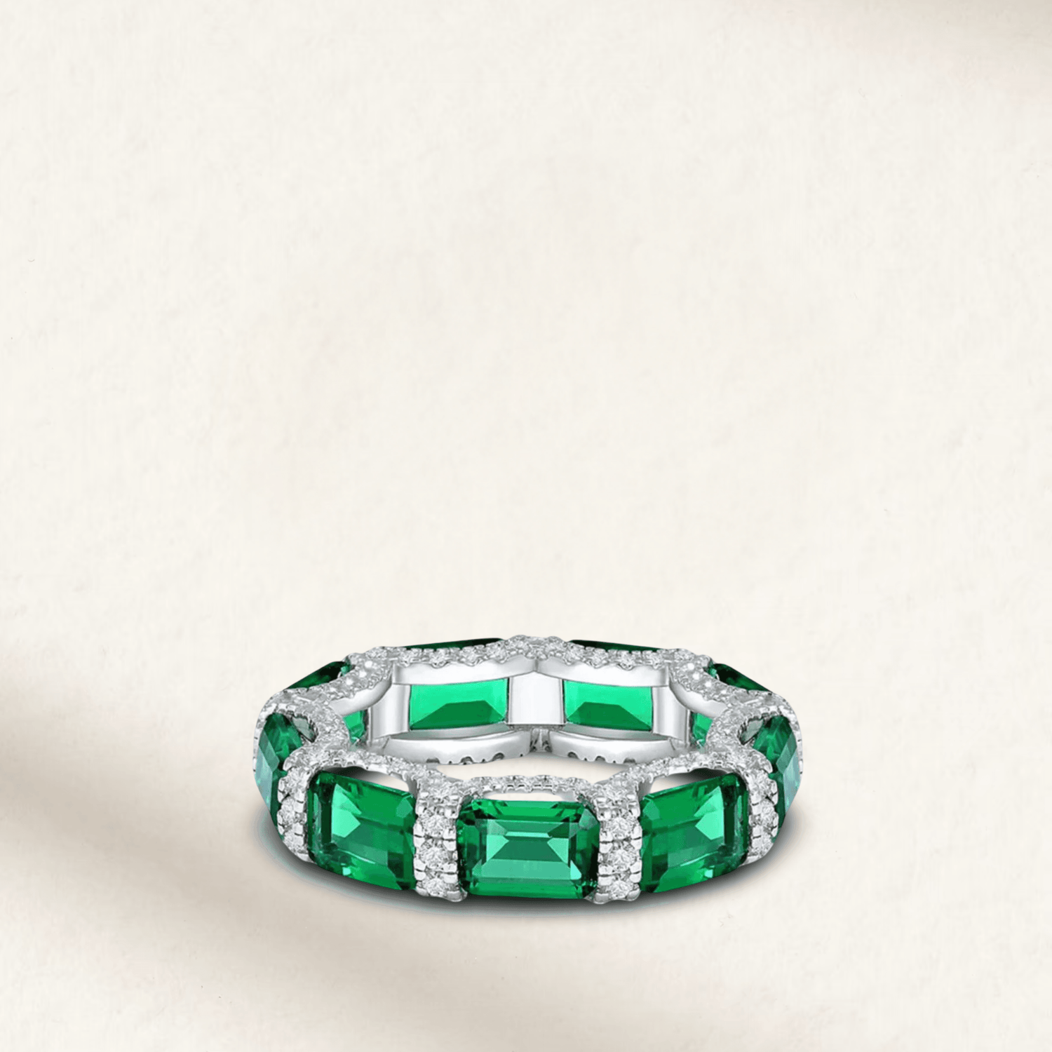 Coloured Eternity Bands - MargalitRings