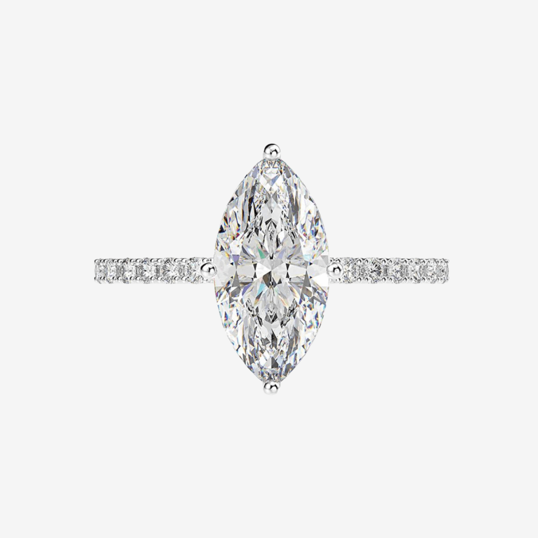 Marquise Cut Engagement Rings - MargalitRings