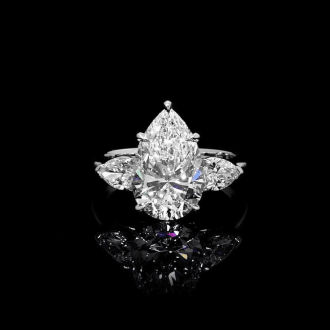 Pear Shaped Engagement Rings - MargalitRings