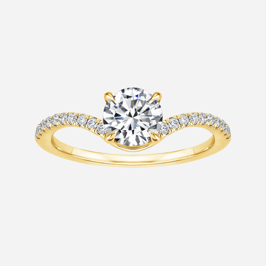 Round Cut Engagement Rings - MargalitRings