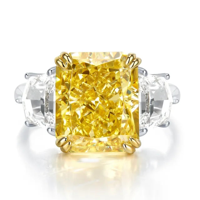 fancy yellow Coloured Stone Rings | Lab Made & Affordable Styles by Margalit Rings
