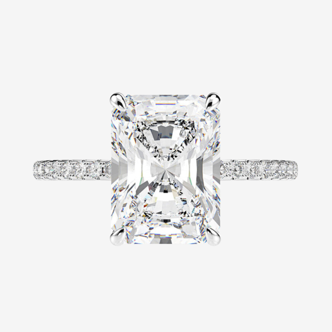 Radiant Cut Engagement Rings Lab Made & Affordable Styles | Margalit Rings