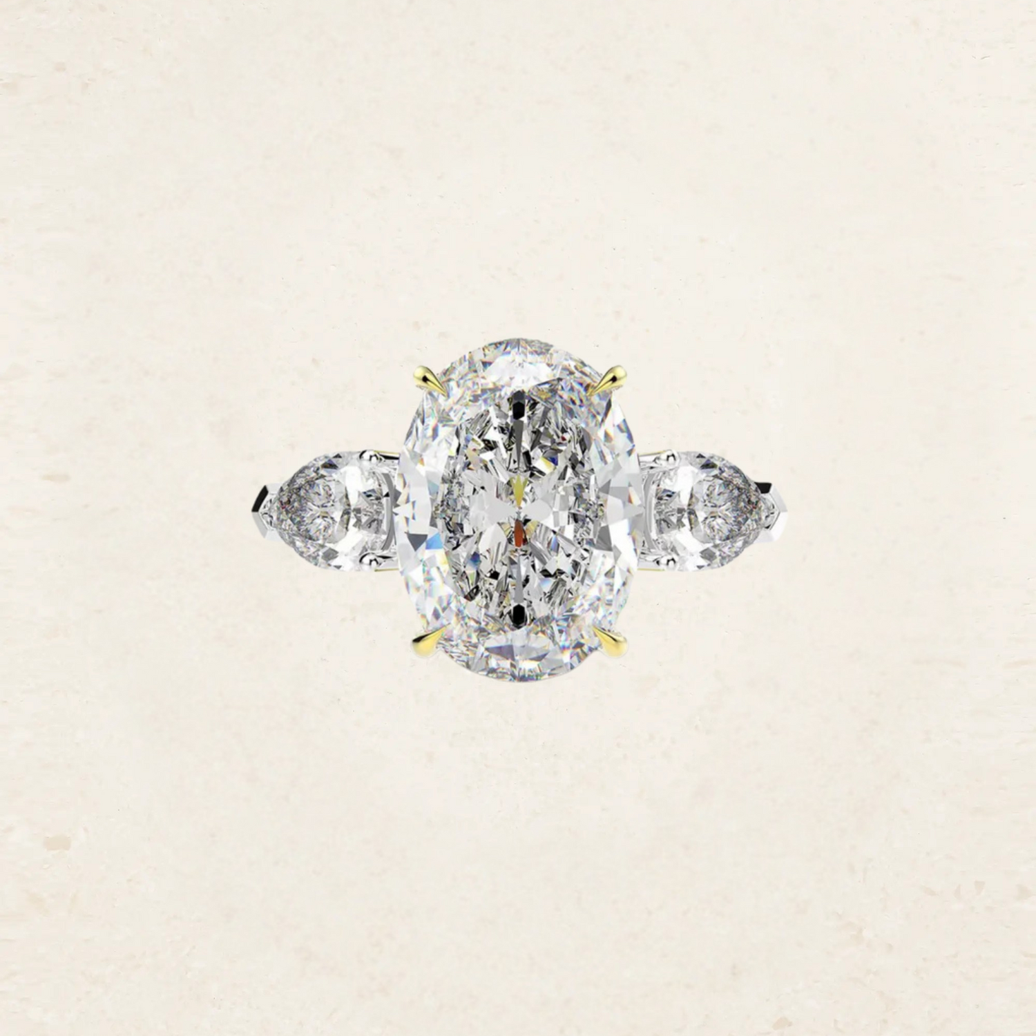 silver lab Made & Affordable engagement rings Styles by Margalit Rings