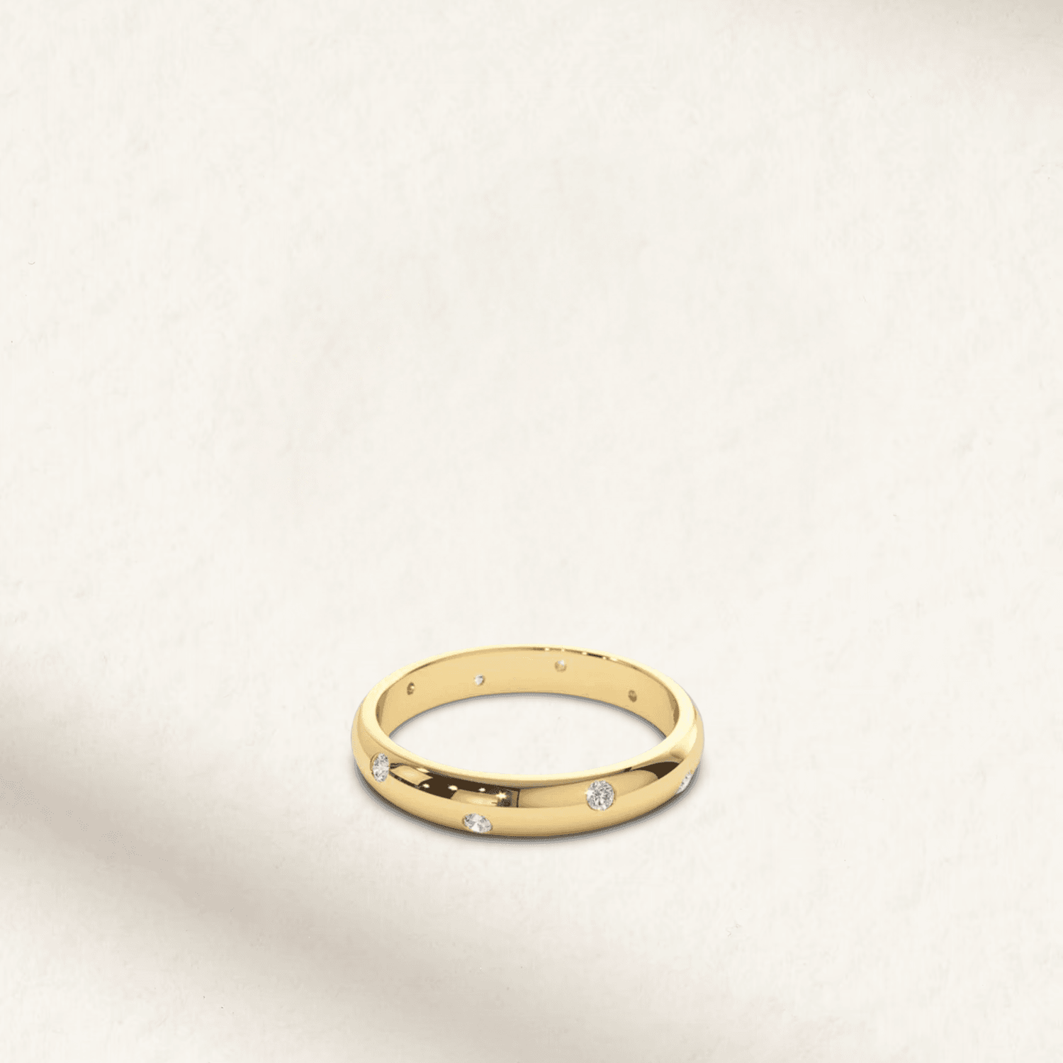 Yellow Gold Eternity Bands - MargalitRings
