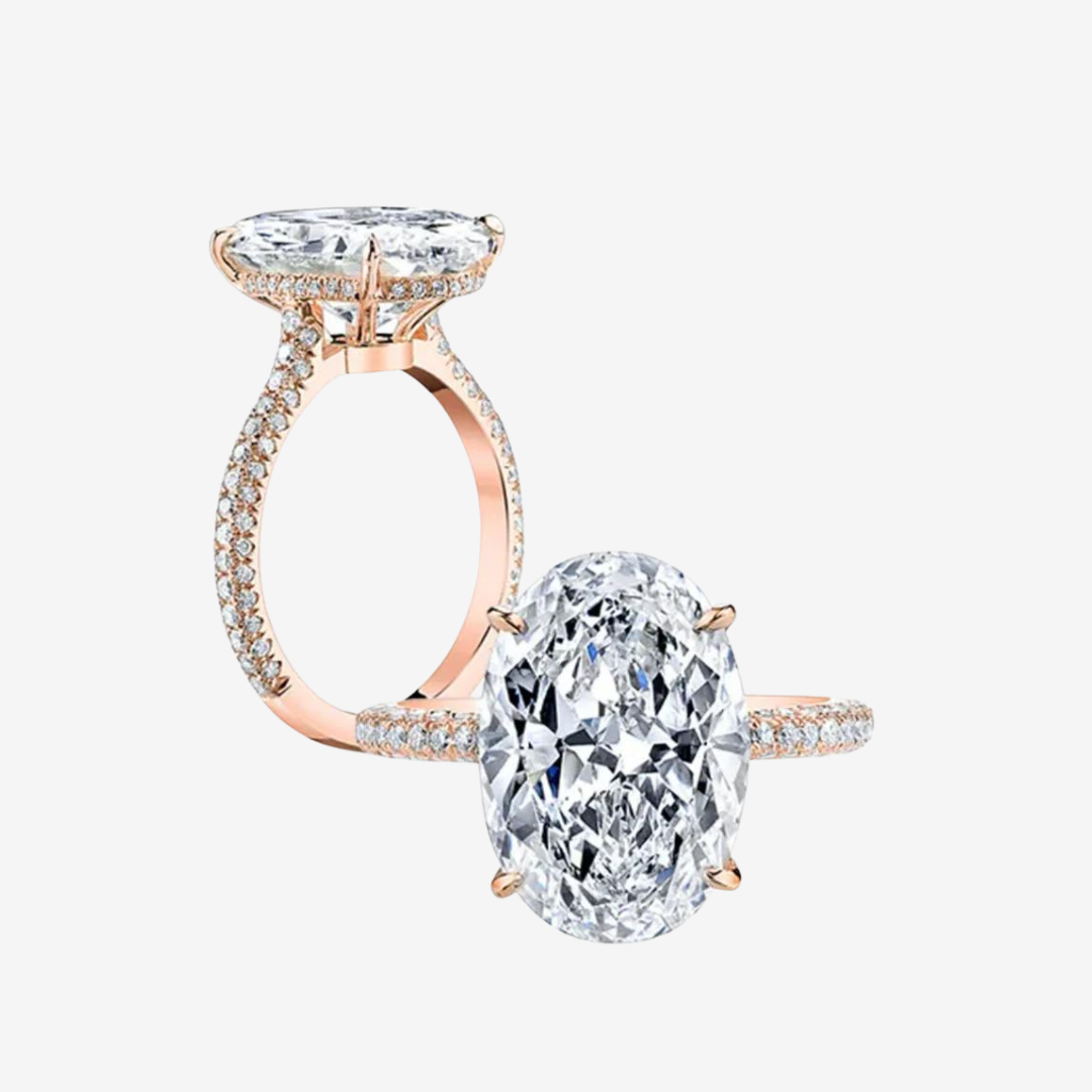 Rose Gold Engagement Rings by margalit rings