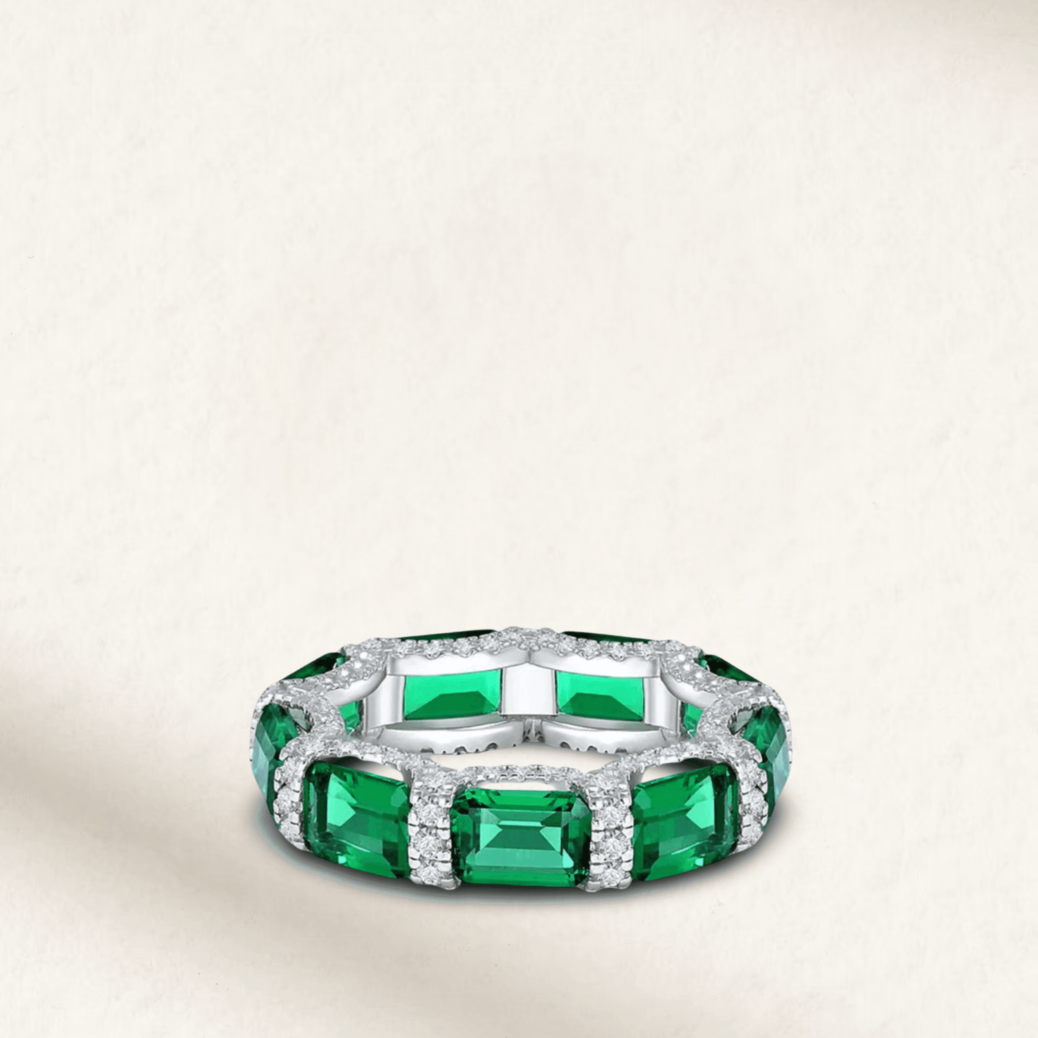 Coloured Eternity Bands - MargalitRings