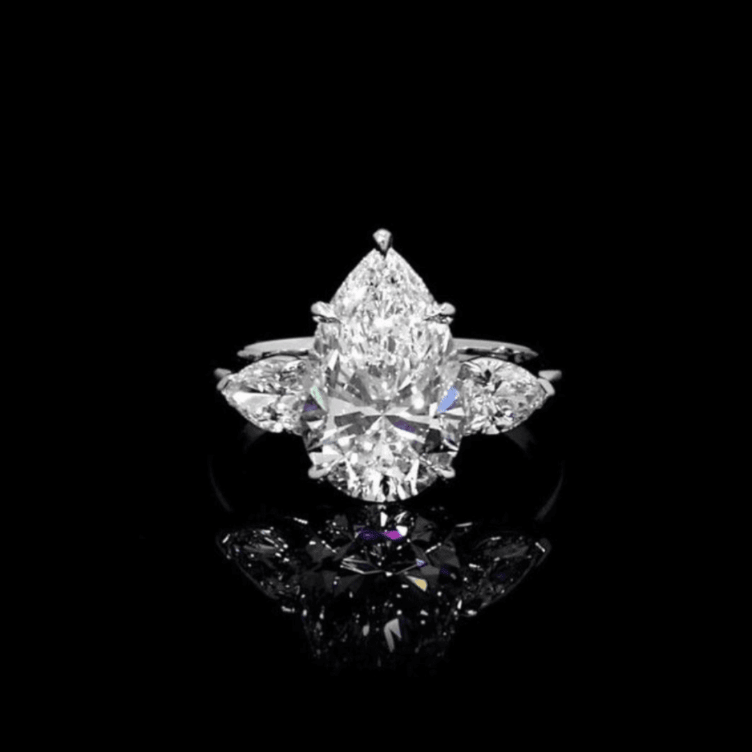 Pear Shaped Engagement Rings - MargalitRings