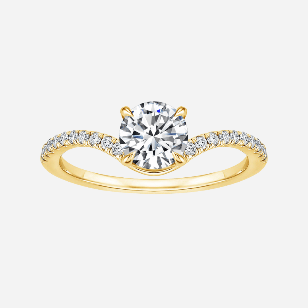 Round Cut Engagement Rings - MargalitRings