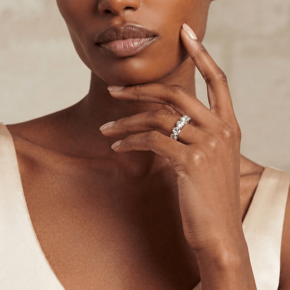 Sterling Silver Eternity Bands - MargalitRings