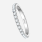 Skinny Eternity Band, Half or Full Band, 925 Silver Band | Affordable Wedding Rings For Women Online under $500 by Margalit