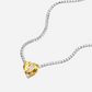 Fancy Yellow, Heart Shape, Pendant Necklace, 2 Carats