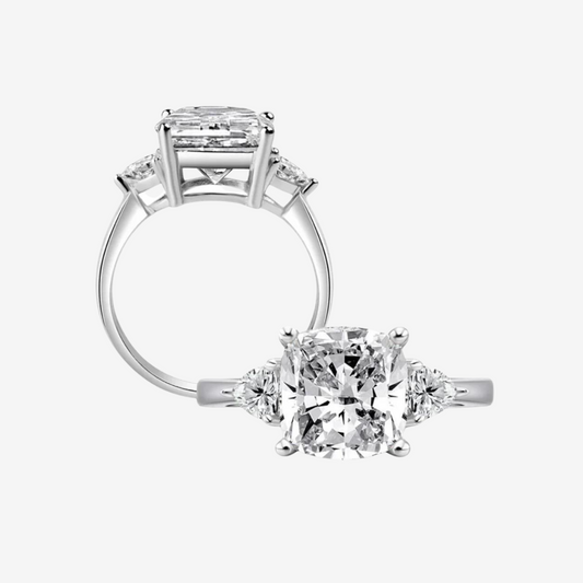 Cushion Cut Engagement Ring, 5 Carats