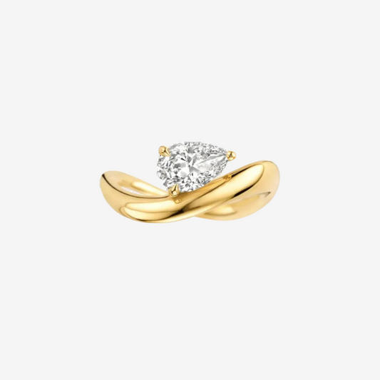 Pear Shape Engagement Ring, 2 Carats