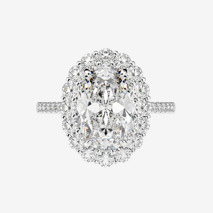 Oval Cut, Cocktail Ring For Her, Fancy Yellow, 5 Carat Ring