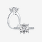 Cushion Cut Engagement Ring, 3.25 Carats