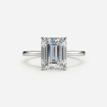 Amal Clooney, Emerald Cut Engagement Ring
