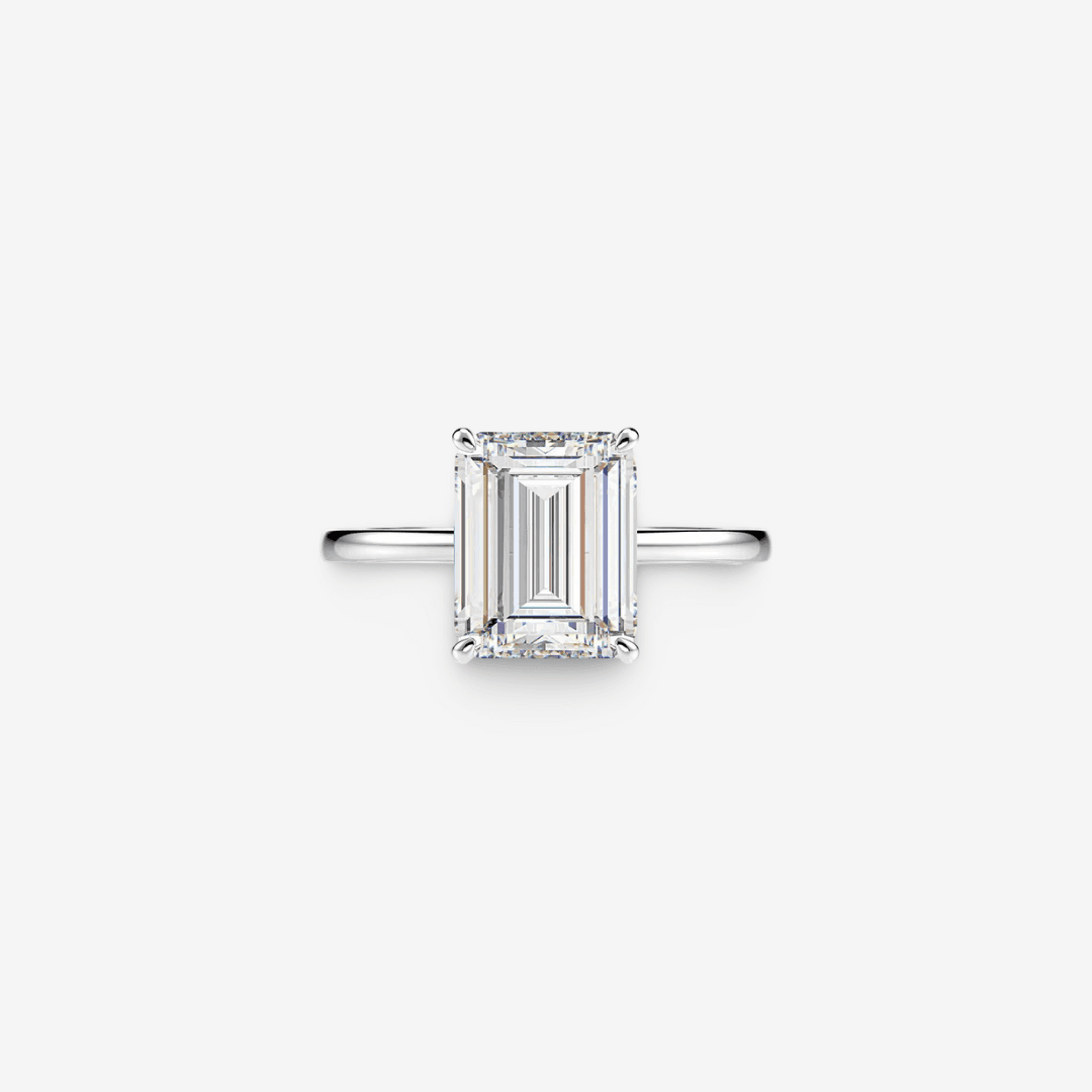 Amal Clooney, Emerald Cut Engagement Ring - MargalitRings