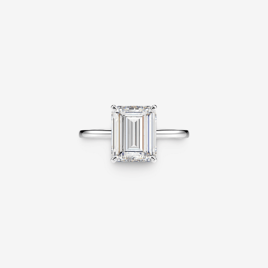 Amal Clooney, Emerald Cut Engagement Ring - MargalitRings
