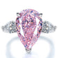8 Carat, Anna Kournikova Engagement Ring from Enrique Inglesias  Fancy Pink, Pear Shape Cocktail Ring