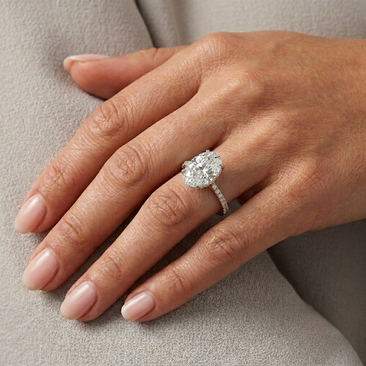 Blake Lively Rose Gold Engagement Ring 
