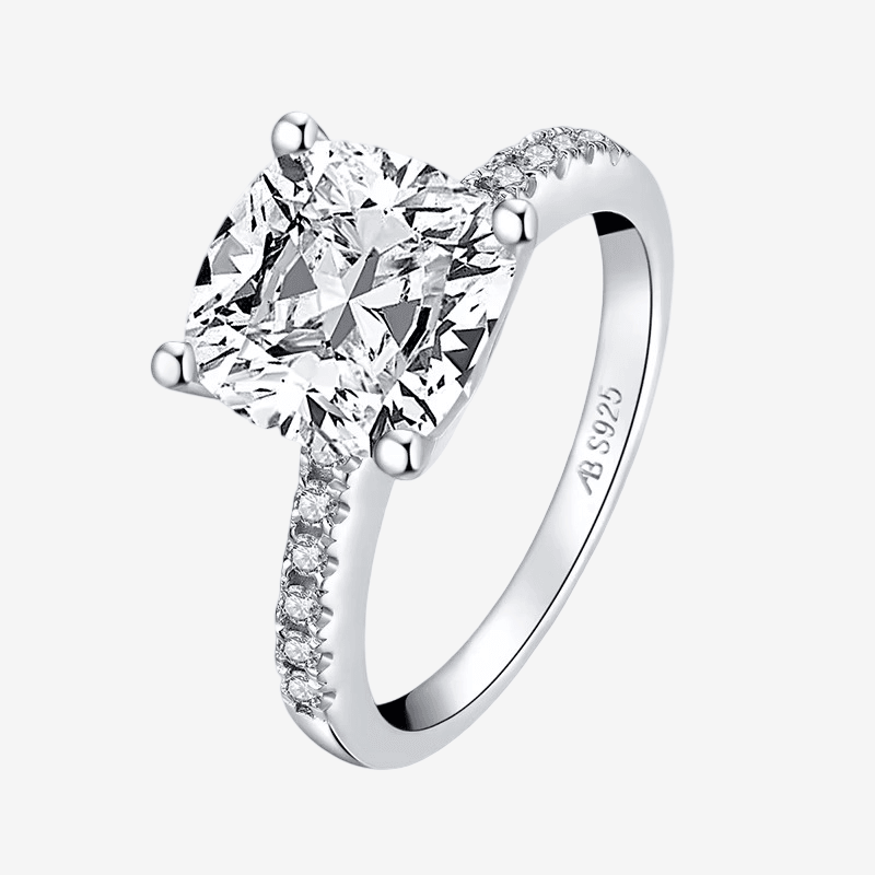 Cushion Cut Engagement Ring, 3.25 Carats - MargalitRings