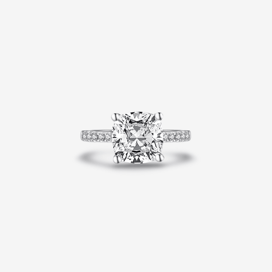 Cushion Cut Engagement Ring, 3.25 Carats - MargalitRings