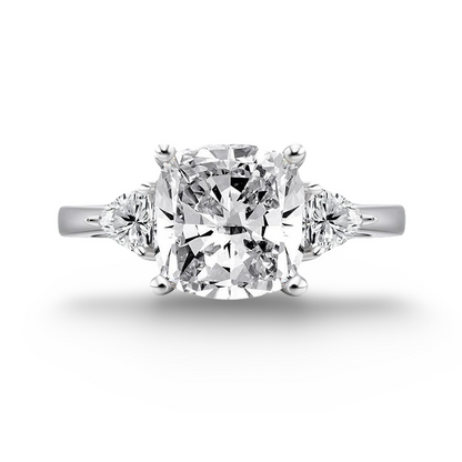 Cushion Cut Engagement Ring, 5 Carats