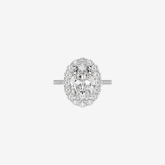 Oval Cut, Cocktail Ring For Her, 5 Carats - MargalitRings
