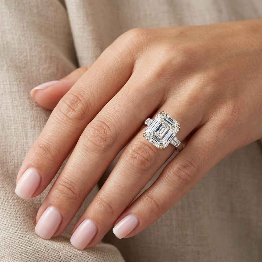Elizabeth Taylor, 10 Carat, Asscher Cut Engagement Ring