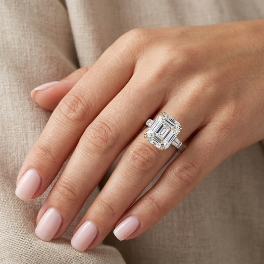 Elizabeth Taylor, 10 Carat, Asscher Cut Engagement Ring