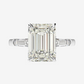 Emerald Cut, Engagement Ring, 5 Carats