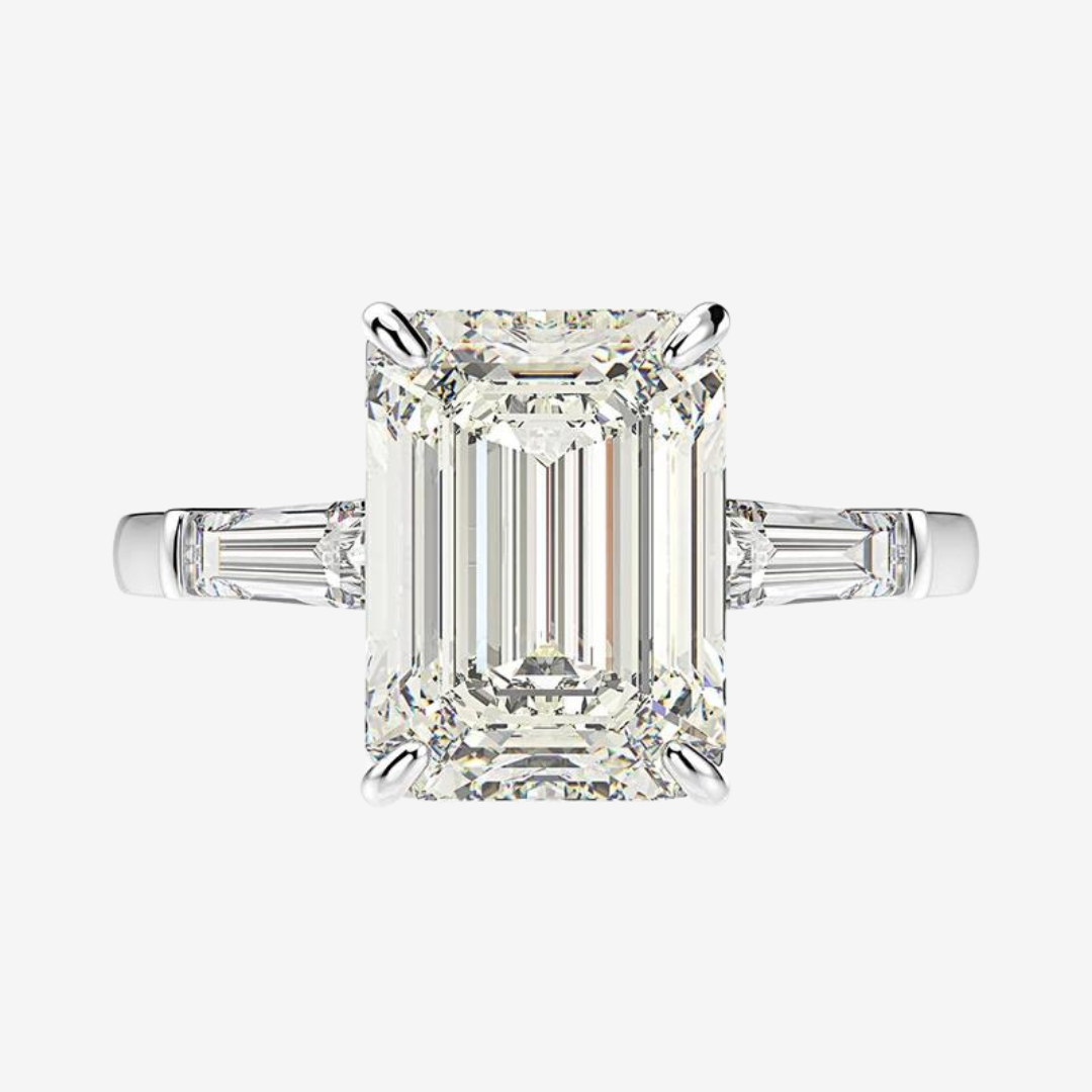 Emerald Cut, Engagement Ring, 5 Carats