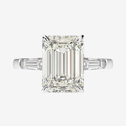 Emerald Cut, Engagement Ring, 5 Carats