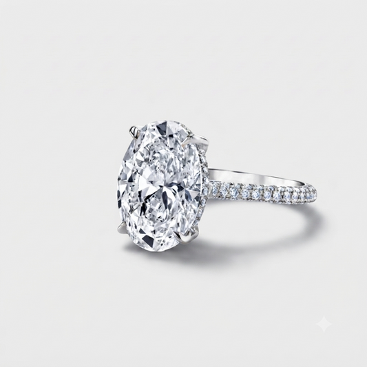 Kourtney Kardashian, Oval Shape Engagement Ring, 6 Carats